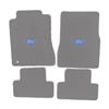 2005-2009 Mustang ACC Floor Mats w/ Ford Logo - Dove Gray