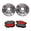 2007-14 Mustang Brembo Rotor & Pad Kit - 14" Front & 11.81" Rear GT/GT500/Boss 302