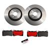 2007-14 Mustang Brembo Rotor & Pad Kit - 14" Front & 11.81" Rear GT/GT500/Boss 302