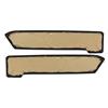 1987-89 Mustang TMI Tweed Door Panel Inserts -  Black
