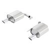 2015-2023 Mustang Borla S-Type Axle Back Exhaust Kit w/ Polished Tips - 2.3/3.7