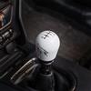 2015-26 Mustang Billetworkz Weighted Shift Knob - Coyote Engraved - Gloss White