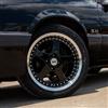 1979-1993 Mustang SVE Saleen SC Style Wheel Kit - Black w/  Machined Lip & Rivets - 17x9/10