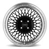 1979-93 Mustang SVE 4 Lug Mesh Wheel Kit - 17x8/9  - Gloss Black