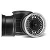 1979-93 Mustang SVE 4 Lug Mesh Wheel Kit - 17x8/9  - Gloss Black