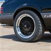 1979-93 Mustang SVE 4 Lug Mesh Wheel & Sumitomo Tire Kit - 17x8/9  - Gloss Black