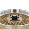 1979-93 Mustang SVE 4 Lug Mesh Wheel & Nitto Tire Kit - 17x8/9  - Classic Gold