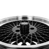 1979-93 Mustang SVE 5 Lug Mesh Wheel & Nitto Tire Kit - 17x8/9  - Gloss Black