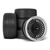1979-93 Mustang SVE 5 Lug Mesh Wheel & Sumitomo Tire Kit - 17x8  - Gloss Black