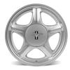 1979-93 Mustang 5 Lug Pony Wheel & Ford Licensed Center Cap Kit  - 17x8/9 - Silver
