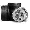 1979-93 Mustang SVE 4 Lug Cobra R Wheel & Nitto Tire Kit - 17x8/9  - Chrome