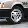 1979-1993 Mustang 4 Lug TRX R390 Style Wheel & Firestone Tire Kit - 16x7 - Machined