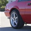 1979-93 Mustang SVE 4 Lug Cobra R Wheel & Nitto Tire Kit - 17x8/9  - Silver