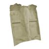 1984-89 Mustang ACC Floor Carpet - Mass Back Desert Tan/Sand Beige Coupe/Hatchback