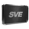 1986-93 Mustang SVE Aluminum Radiator & Stock Fan Kit  - Black 5.0