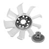 1986-93 Mustang SVE Aluminum Radiator & Stock Fan Kit  - Black 5.0