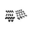1986-93 Mustang SVE Aluminum Radiator & Stock Fan Kit  - Black 5.0