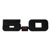 1987-93 Mustang LX Emblem Kit  - Black 5.0