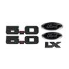 1987-93 Mustang LX Emblem Kit  - Black 5.0