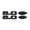 1987-93 Mustang GT Emblem Kit  - Black 5.0