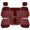 1990-92 Mustang Acme Standard Seat Upholstery - Cloth  - Scarlet Red Coupe