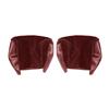 1990-92 Mustang Acme Standard Seat Upholstery - Cloth  - Scarlet Red Hatchback