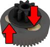 1992-1996 Bronco Window Motor Gear Bushing Set