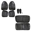 1992-1996 Bronco Acme Seat Upholstery w/ Front Buckets - Vinyl - Black