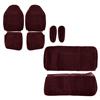 1992-93 Bronco Acme Seat Upholstery w/ Front Buckets - Cloth  - Red