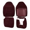 1992-93 Bronco Acme Seat Upholstery w/ Front Buckets - Cloth  - Red