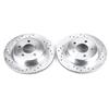 1994-2004 Mustang PowerStop 11.65" Cobra Style Rear Brake Kit w/ Drilled & Slotted Rotors - Bare