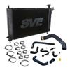 1994-95 Mustang SVE Aluminum Radiator & Rubber Hose Kit  - Black 5.0