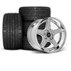 1994-04 Mustang SVE 03 Cobra Wheel & M/T Tire Kit - 17x9/10.5  - Deep Dish - Chrome