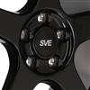 1994-04 Mustang SVE 03 Cobra Wheel & Drag Nitto Tire Kit - 17x9/10.5 - Black - Deep Dish