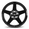 1994-04 Mustang SVE 2003 Cobra Style Wheel & Drag Nitto Tire Kit - 17x9/10.5 - Black - Deep Dish