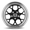 1994-04 Mustang SVE Drag Comp Wheel & Tire Kit - 17x4.5 & 15x10  - Gloss Black - M/T Tires