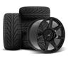 1994-04 Mustang SVE R350 Wheel & Kenda Tire Kit - 18x9/10  - Gloss Black
