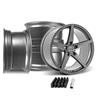 2005-2014 Mustang Velgen Classic5 V2 Wheel Kit - 20X10/11 - Gloss Gunmetal