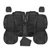 2005-09 Mustang Katzkin Seat Upholstery - Leather - Non Side-Impact Airbag - Black GT/V6 Coupe