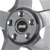 2005-14 Mustang SVE R355 Wheel & Nitto Tire Kit - 19x10 - Titanium Gray