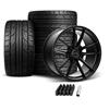 2005-14 Mustang Velgen VF5 Wheel & Nitto Tire Kit  - 20x10/11 - Satin Black
