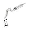 2011-14 F-150 Raptor Borla S-Type Cat Back Exhaust System  - Stainless Super Cab/Crew Cab 6.2