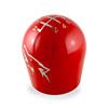 2011-14 Mustang Billetworkz Weighted Shift Knob - Coyote Engraved - Gloss Red