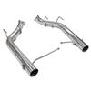 2011-14 Mustang SLP Loudmouth Rear-Axle Back Exhaust System  - Stainless Steel GT/GT500