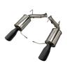 2011-14 Mustang Roush Axle Back Exhaust Kit  - Black Tips GT/GT500