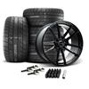 2015-23 Mustang Velgen VF5 Wheel & M/T Tire Kit - 20x10/11 - Gloss Black