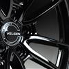 2015-23 Mustang Velgen VF5 Wheel & M/T Tire Kit - 20x10/11 - Gloss Black