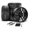 2015-23 Mustang Velgen VF5 Wheel & M/T Tire Kit - 20x10/11 - Satin Black