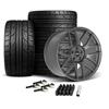 2015-23 Mustang SVE R357 Wheel & Nitto NT555 G2 Tire Kit - 19x10/11 - Gloss Graphite