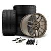2015-23 Mustang SVE R357 Wheel & Nitto NT05 Tire Kit - 19x10/11 - Satin Bronze
